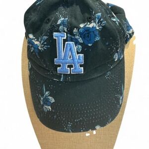 Los Angeles Dodgers Floral Print Baseball Cap Womens Fan Favorite